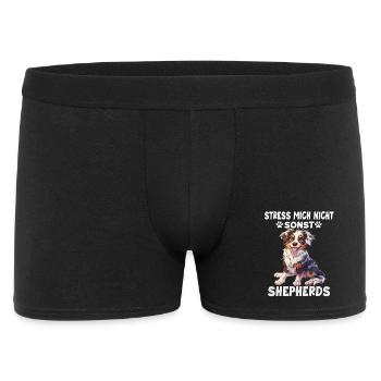Propriétaire d’un chien berger australien T Aussie - Boxer Homme - noir - Devant