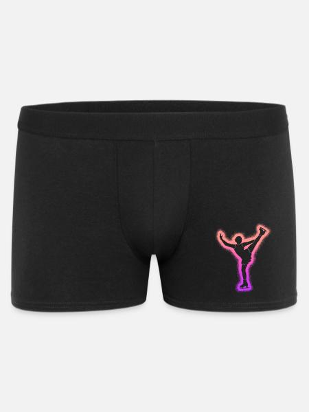 Eiskunstläuferin Eislaufen Mädchen Eiskunstlauf - Men's Boxer Shorts - black