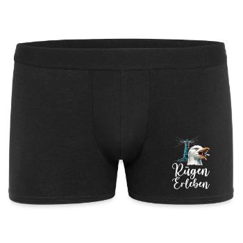 Vacances à Rügen EXPÉRIENCE DE LA MER BALTIQUE : plaisir en mer Baltique - Boxer Homme - noir - Devant