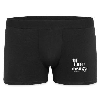 Chef Edition 1980 Männer 45 Geburtstag - Männer Boxer Shorts - Schwarz - Vorne