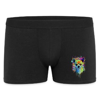 Chihuahua Graffiti Pop Art - Men's Boxer Shorts - black - Front