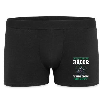 Pourquoi deux roues quand une suffit - Boxer Homme - noir - Devant