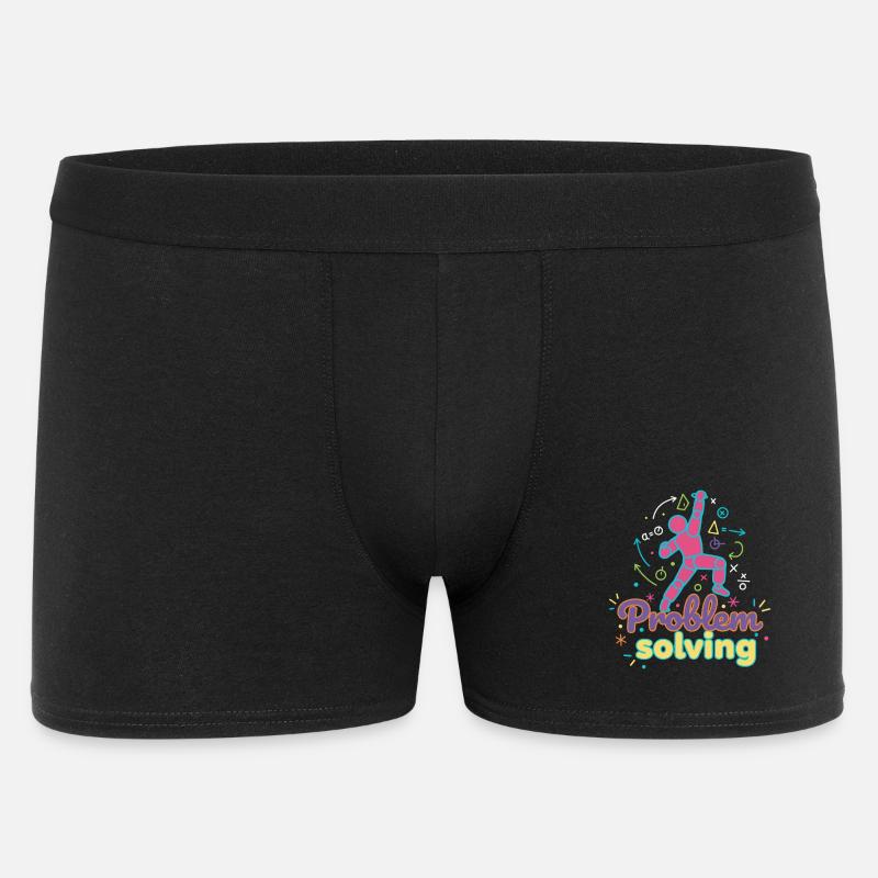 Problem Solving Climbing Rock Bouldering Fun - Men's Boxer Shorts - black
