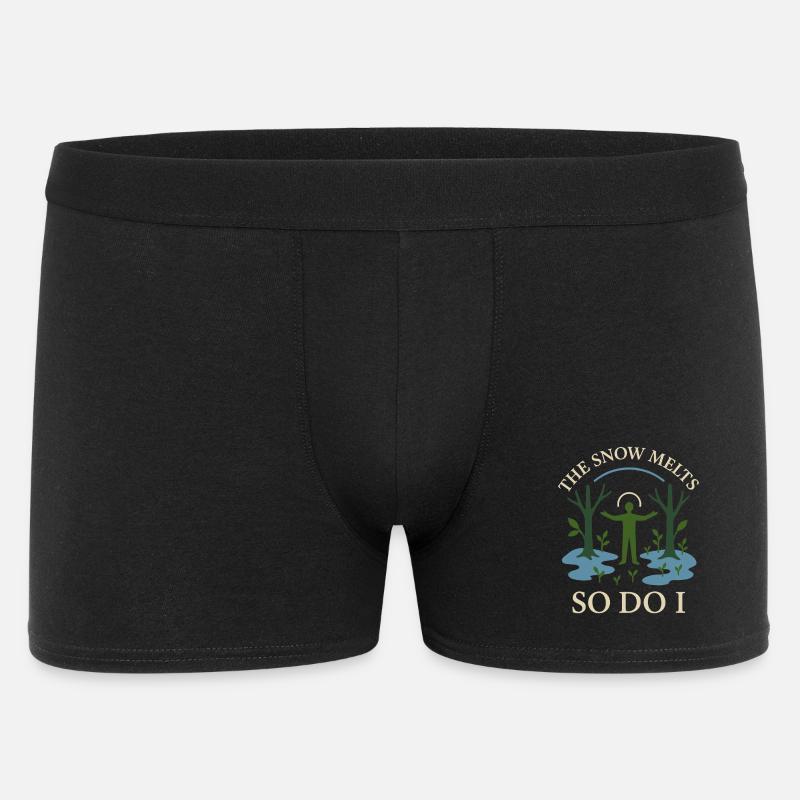 Forest Walk Overthinker Mental Reset - Männer Boxer Shorts - Schwarz