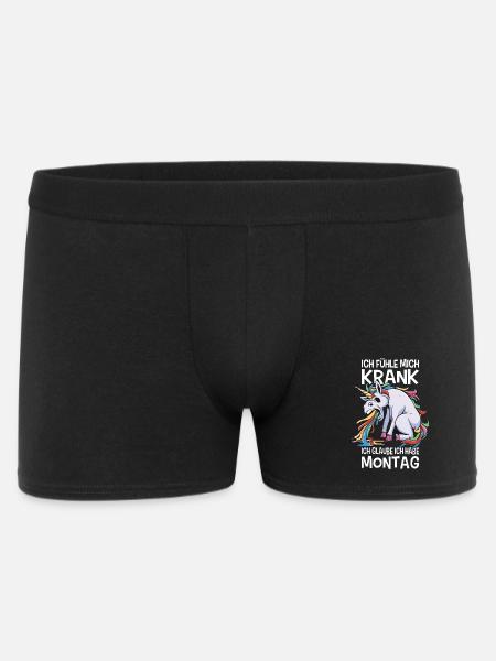 Ironiske ordsprog Ironisk Sjov Morgen-Grouch - Boxer Shorts til mænd - sort