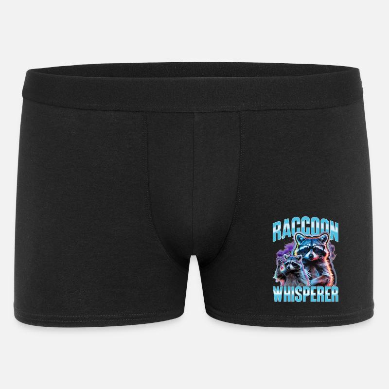 Drôle de raton laveur - Boxer Homme - noir