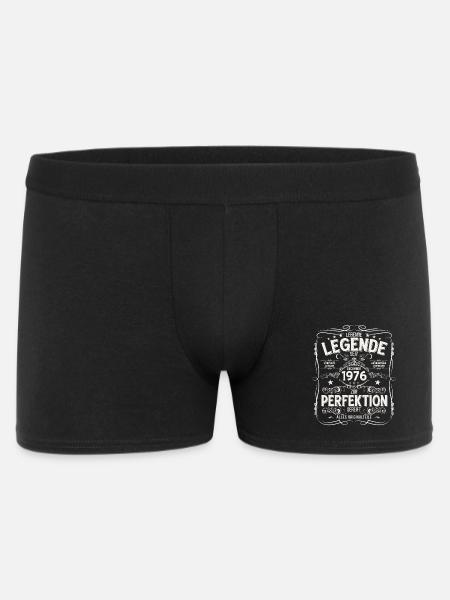 49e anniversaire Millésime décembre 1976 - Boxer Homme - noir