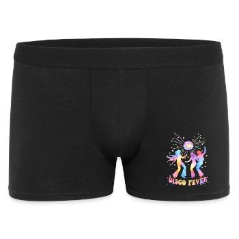DISCO FEVER Party Aquarelle dansante des années 70 - Boxer Homme - noir - Devant