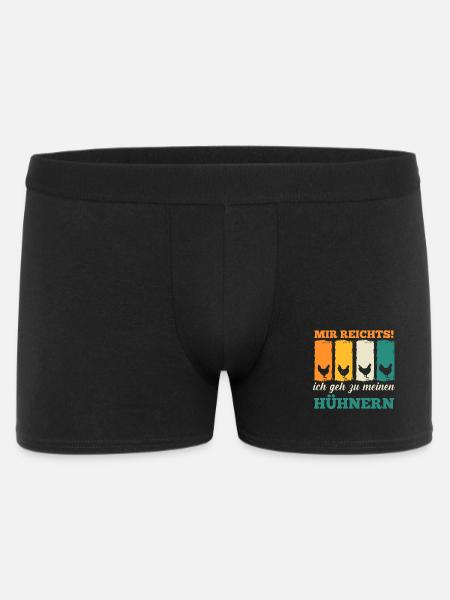 chickens chicken farmer farmer chicken - Men's Boxer Shorts - black