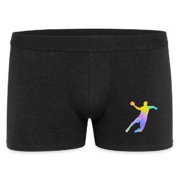 Handball Handball Player Colorful Dad Handball Player - Men's Boxer Shorts - black - Front