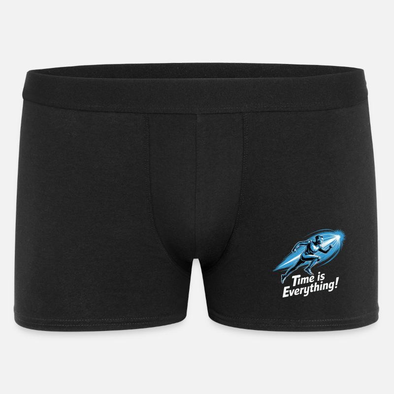 Time is Everything Runner - Men's Boxer Shorts - black