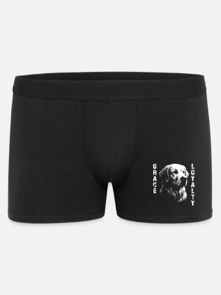 Golden Retriever stylish design - Men's Boxer Shorts - black