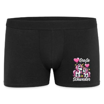 Grande sœur licorne amoureuse aînée - Boxer Homme - noir - Devant