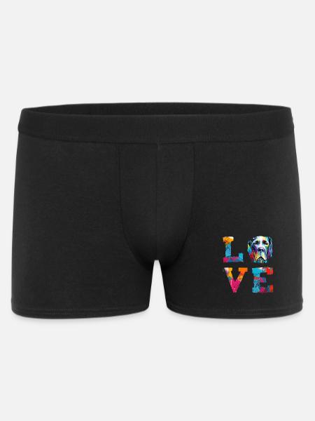 I Talani Amano gli schizzi colorati di vernice astratta - Boxer da uomo - nero