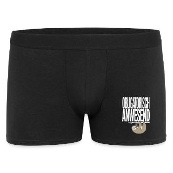 Bureau de réunion obligatoire du Sloth Sloth Telco - Boxer Homme - noir - Devant