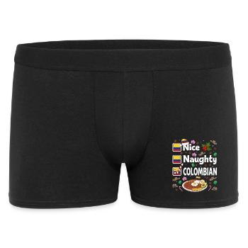 Un joli Noël colombien coquin - Boxer Homme - noir - Devant