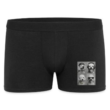 Caniche - Boxer Homme - noir - Devant