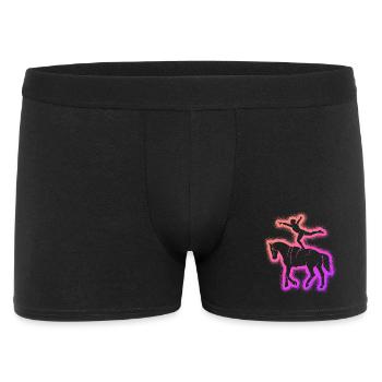 Vaulting Rider Horses Girls Women Volti - Men's Boxer Shorts - black - Front