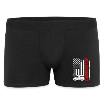 Postman BOTE DER NATIONZ Funny - Men's Boxer Shorts - black - Front