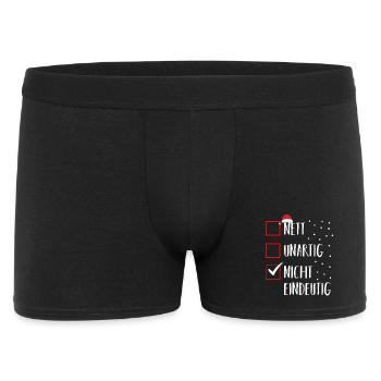 Santa Claus Christmas Time Naughty Christmas - Men's Boxer Shorts - black - Front