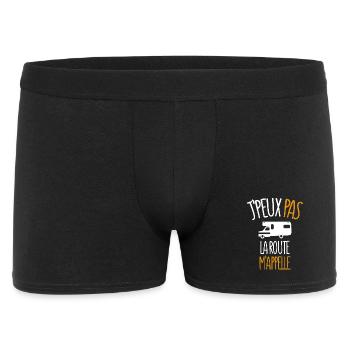 I Can't The Road nennt mich Humor-Campeur - Männer Boxer Shorts - Schwarz - Vorne