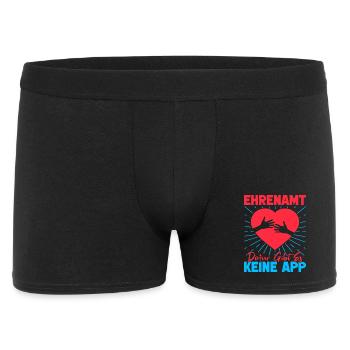 Reconnaissance du bénévolat Il n’existe pas d’application pour le bénévolat - Boxer Homme - noir - Devant