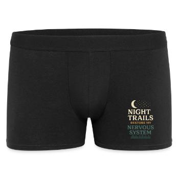 Neurodivergenter Introvertierter - Männer Boxer Shorts - Schwarz - Vorne