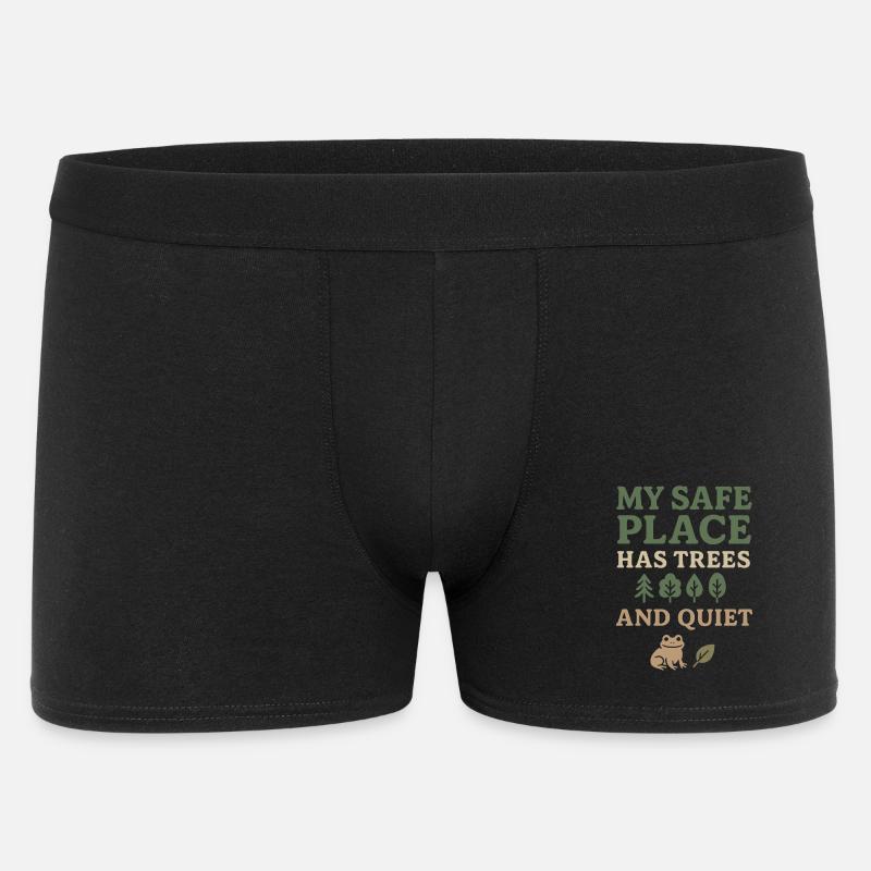 Neurodivergenter Introvertierter - Männer Boxer Shorts - Schwarz