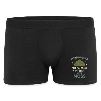 Neurodivergenter Introvertierter - Männer Boxer Shorts - Schwarz - Vorne