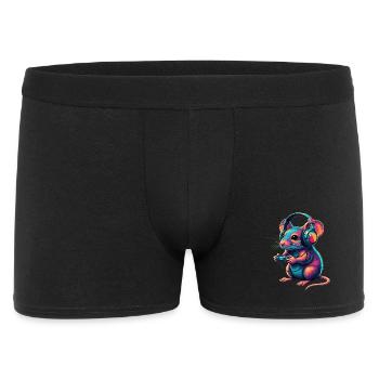 Mouse Gaming Animal Video Games Funny Mouse - Men's Boxer Shorts - black - Front
