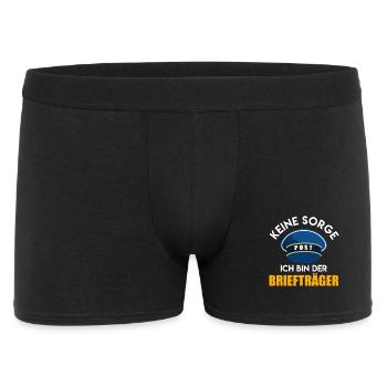 FACTEUR NE T’INQUIÈTE PAS, JE SUIS LE FACTEUR - Boxer Homme - noir - Devant
