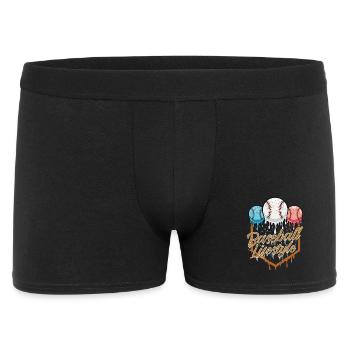 Énergie du mode de vie baseball pour les fans Famille des joueurs - Boxer Homme - noir - Devant