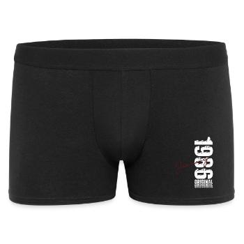 40. Geburtstag Original Januar Jahrgang 1986 - Männer Boxer Shorts - Schwarz - Vorne