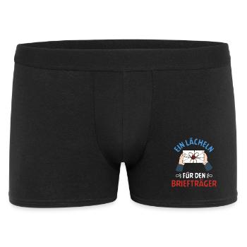 Postmen A SMILE FOR POSTMEN FUNNY - Men's Boxer Shorts - black - Front