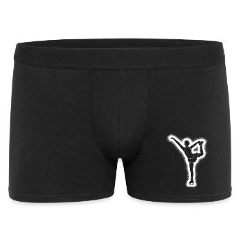 Patineuse artistique Fille patineuse artistique Patinage artistique - Boxer Homme - noir - Devant