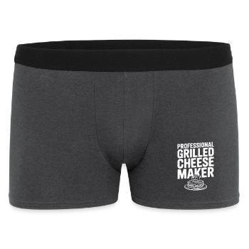 Fabricant professionnel de grilled cheese - Boxer Homme - charbon - Devant