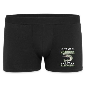 Canne à alligator et moulinet Pêche à l’alligator gar - Boxer Homme - noir - Devant