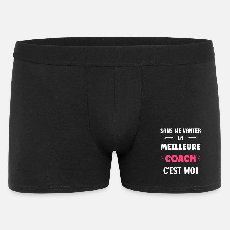 Trainer - Männer Boxer Shorts - Schwarz