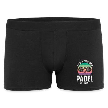 Retraité JAMAIS TROP VIEUX POUR UNE COMPÉTITION DE PADEL - Boxer Homme - noir - Devant