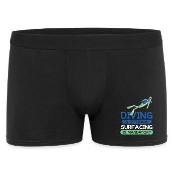 Diving Diver Snorkeling Recreational Diver - Men's Boxer Shorts - black - Front