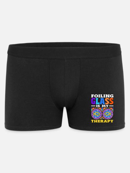 Buntglas-kunst Buntglas-künstler - Männer Boxer Shorts - Schwarz