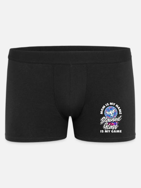 Buntglas-kunst Buntglas-künstler - Männer Boxer Shorts - Schwarz