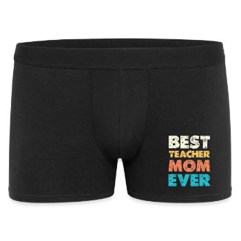 Best Teacher Mom Ever - Men's Boxer Shorts - black - Front