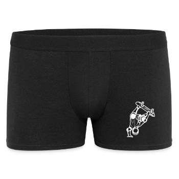 Skateboarder Drawing - Men's Boxer Shorts - black - Front