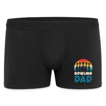 Bowling Dad Rétro Design - Boxer Homme - noir - Devant