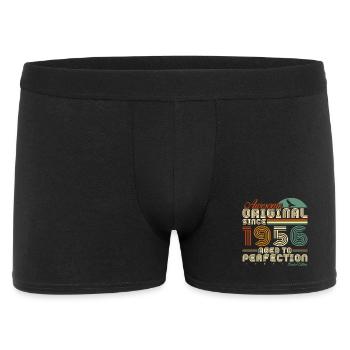 1956 Vintage Retro Birthday Gift - Men's Boxer Shorts - black - Front
