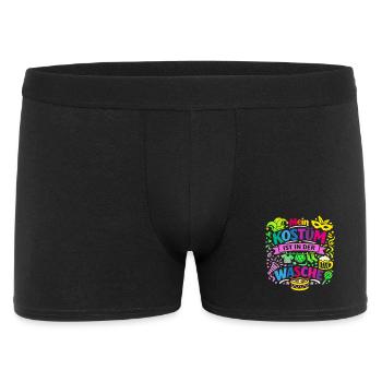 Shrovetide - Carnaval - Remplacement de costume - Expression - Boxer Homme - noir - Devant