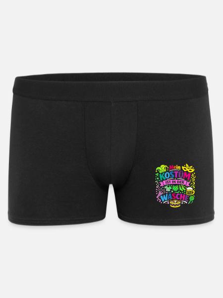 Shrovetide - Carnival - Costume Replacement - Saying - Men's Boxer Shorts - black