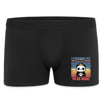 Zocken - Design für echte Gamer - Männer Boxer Shorts - Schwarz - Vorne