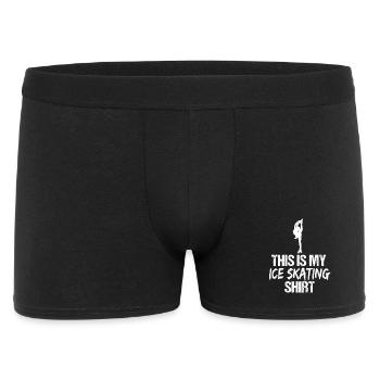 This Is My Ices Skating Shirt Figure Skater Art - Men's Boxer Shorts - black - Front
